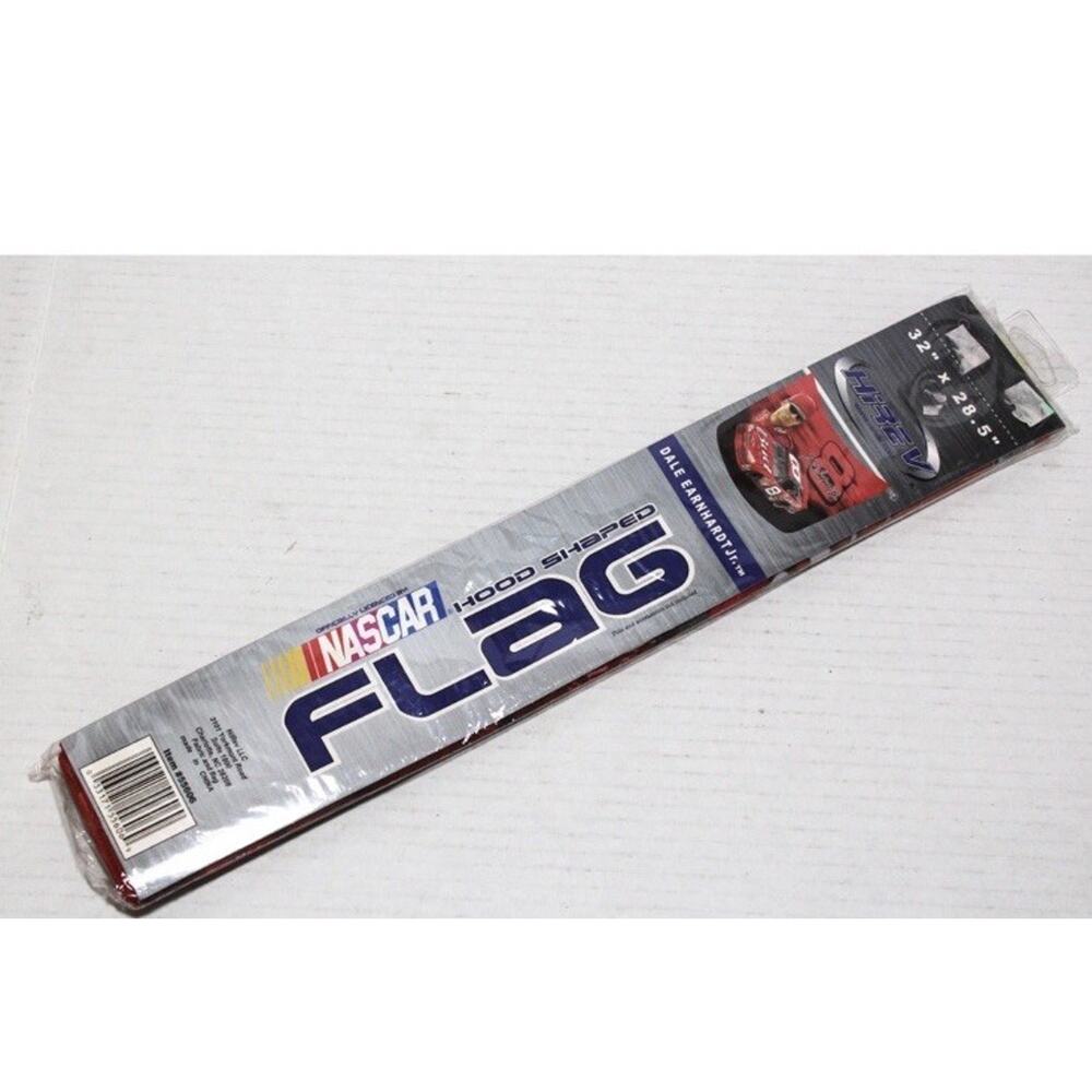 Dale Earnhardt Jr. #8 NASCAR HiRev Car Hood Shape Flag Banner Budweiser 32x28.5